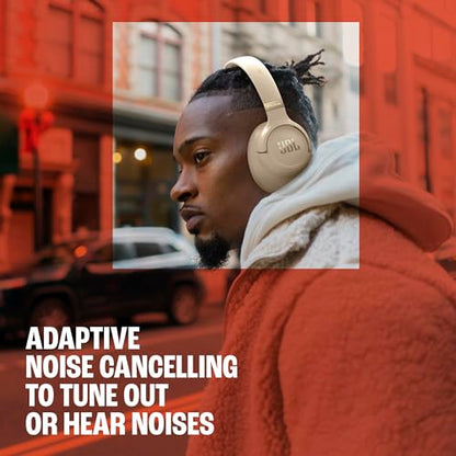 JBL Tune 780NCBT Active Noise Cancelling Over Ear Bluetooth Headphone - Black