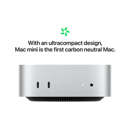 Apple Mac mini: Apple M4 chip with 10C CPU / 10C GPU, 512GB SSD, 24GB Memory - MCYT4LL/A (Fall 2024)