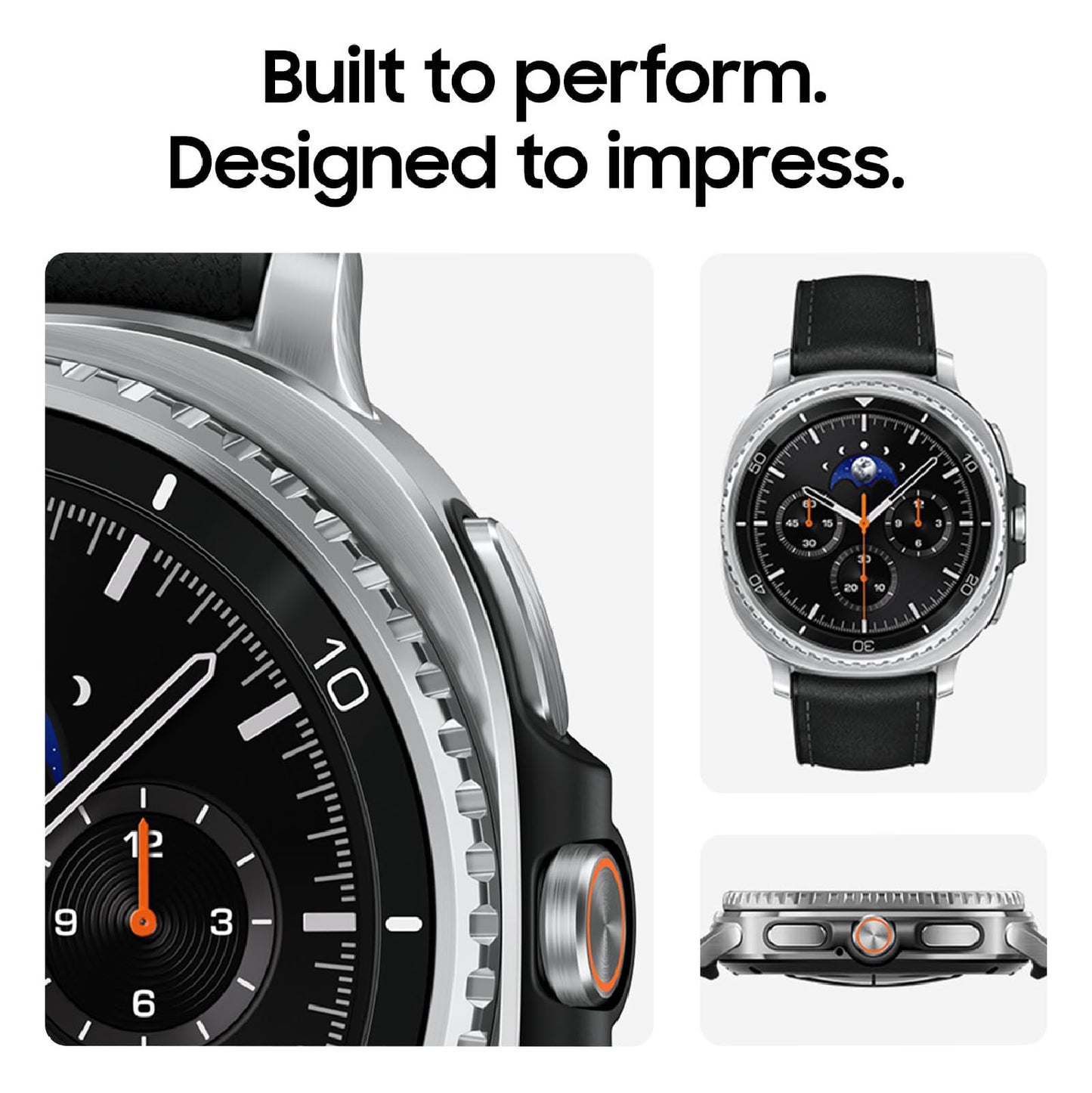 Samsung Galaxy Watch8 Cellular LTE Classic Stainless Steel Smartwatch 46mm BT - Black - (2025, SM-L505UZKAXAA)