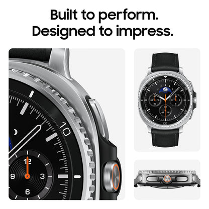 Samsung Galaxy Watch8 Cellular LTE Classic Stainless Steel Smartwatch 46mm BT - Black - (2025, SM-L505UZKAXAA)