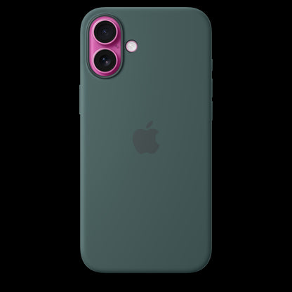 Apple iPhone 16 Plus Silicone Case with MagSafe - Lake Green - MYYH3ZM/A (2024)