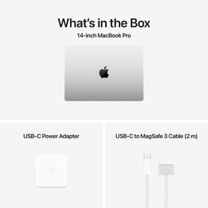(Open Box) Apple 14-inch MacBook Pro: M4 Pro chip with 14C CPU / 20C GPU, 1TB SSD, 24GB Memory - Silver MX2F3LL/A (Fall24)