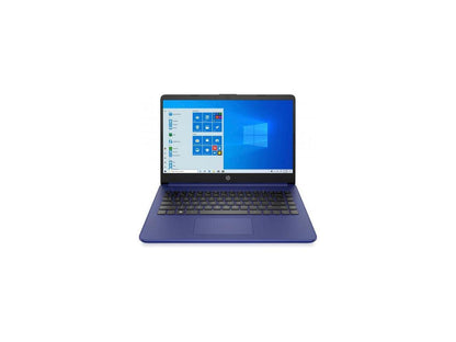 HP 14-dq0010nr 14-in HD 4GB 64GB eMMC UMA Windows 11 Home w/ Office 365 Indigo Blue