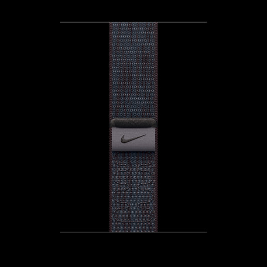 Apple 46mm Black/Blue Nike Sport Loop - MYJD3AM/A (2024)