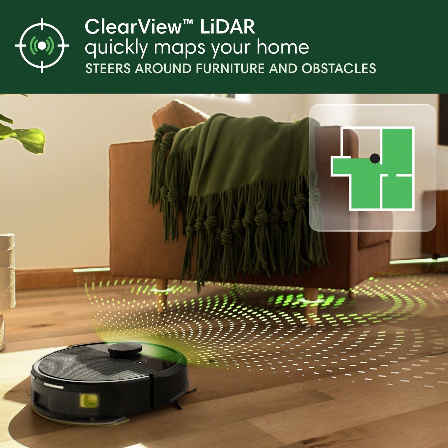 iRobot Roomba 105 Combo Robot Vacuum & Mop - Easy to use, Intense Power-Lifting Suction