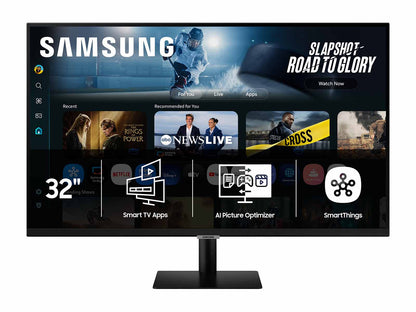 Samsung 32-in Smart Monitor M7 M70F 4K Samsung Vision AI - LS32FM702UNXZA
