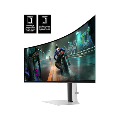 Samsung 49-in Odyssey QD-OLED G9 (G91SD) Dual QHD Curved Gaming Computer Monitor - LS49DG910SNXZA