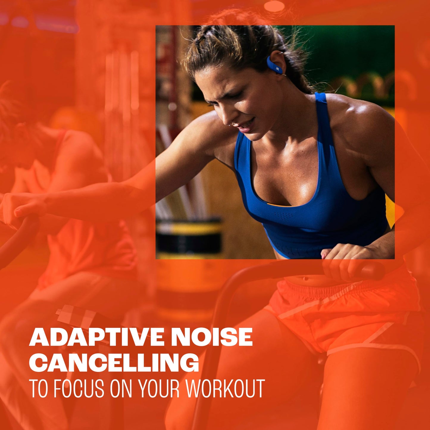 JBL Endurance Peak 4 Noise Cancelling TWS Earbuds, up to 48hr batt. IP68 - Purple