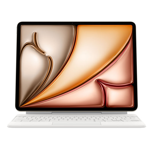 (Open Box) Apple Magic Keyboard for iPad Air 13-inch (M3) - US English - White - MDFW4LL/A - for (7th Gen)