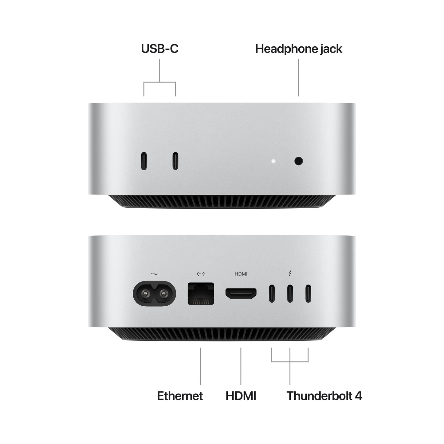 Apple Mac mini: Apple M4 chip with 10C CPU / 10C GPU, 256GB SSD, 16GB Memory - MU9D3LL/A (Fall 2024)