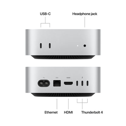 Apple Mac mini: Apple M4 chip with 10C CPU / 10C GPU, 256GB SSD, 16GB Memory - MU9D3LL/A (Fall 2024)