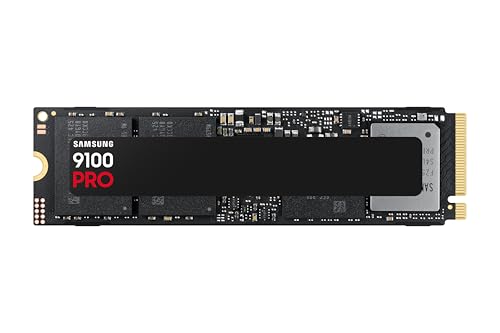 Samsung 2TB 9100 Pro Internal SSD Drive, PCIe 5.0 x4, NVMe 2.0 - MZ-VAP2T0B/AM
