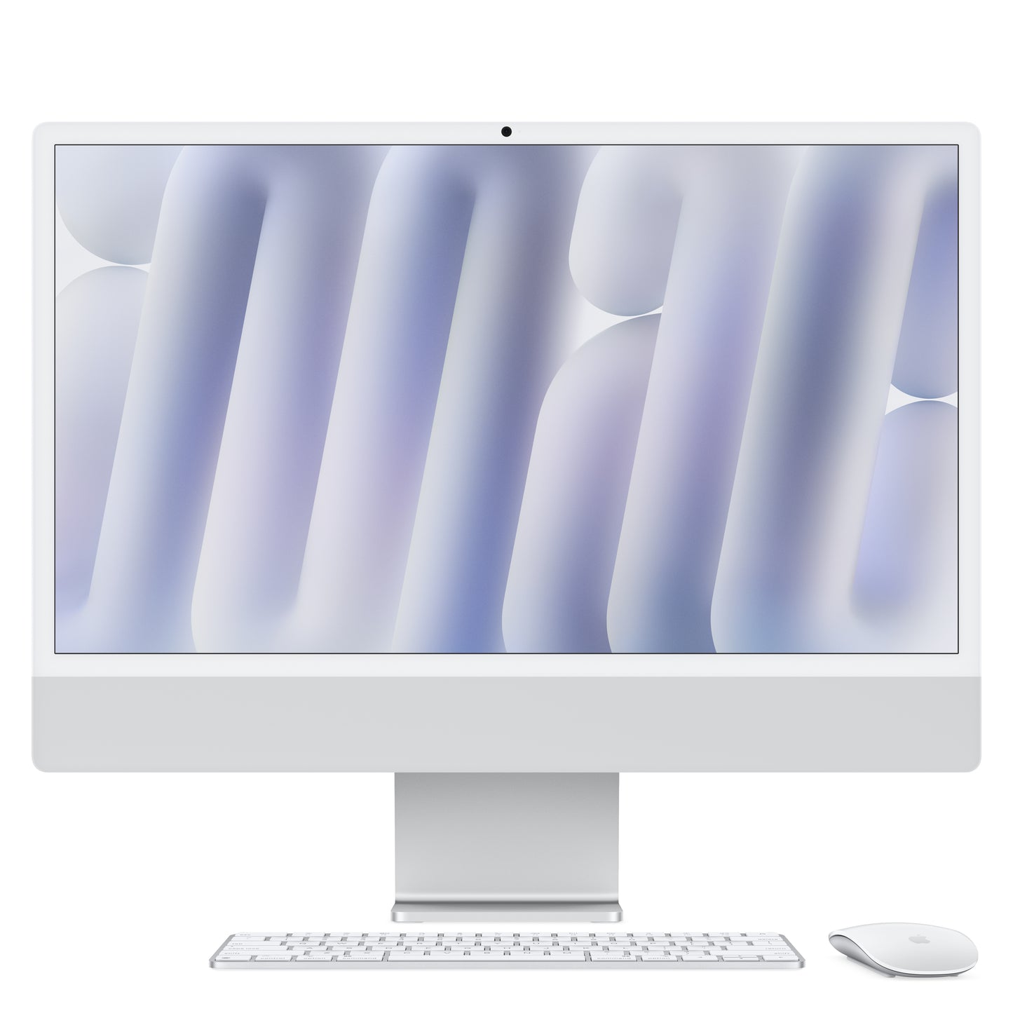 Apple 24-inch iMac with Retina 4.5K display: M4 chip w 8C CPU / 8C GPU, 256GB SSD, 16GB Memory - Silver - MWUC3LL/A (Fall 2024)