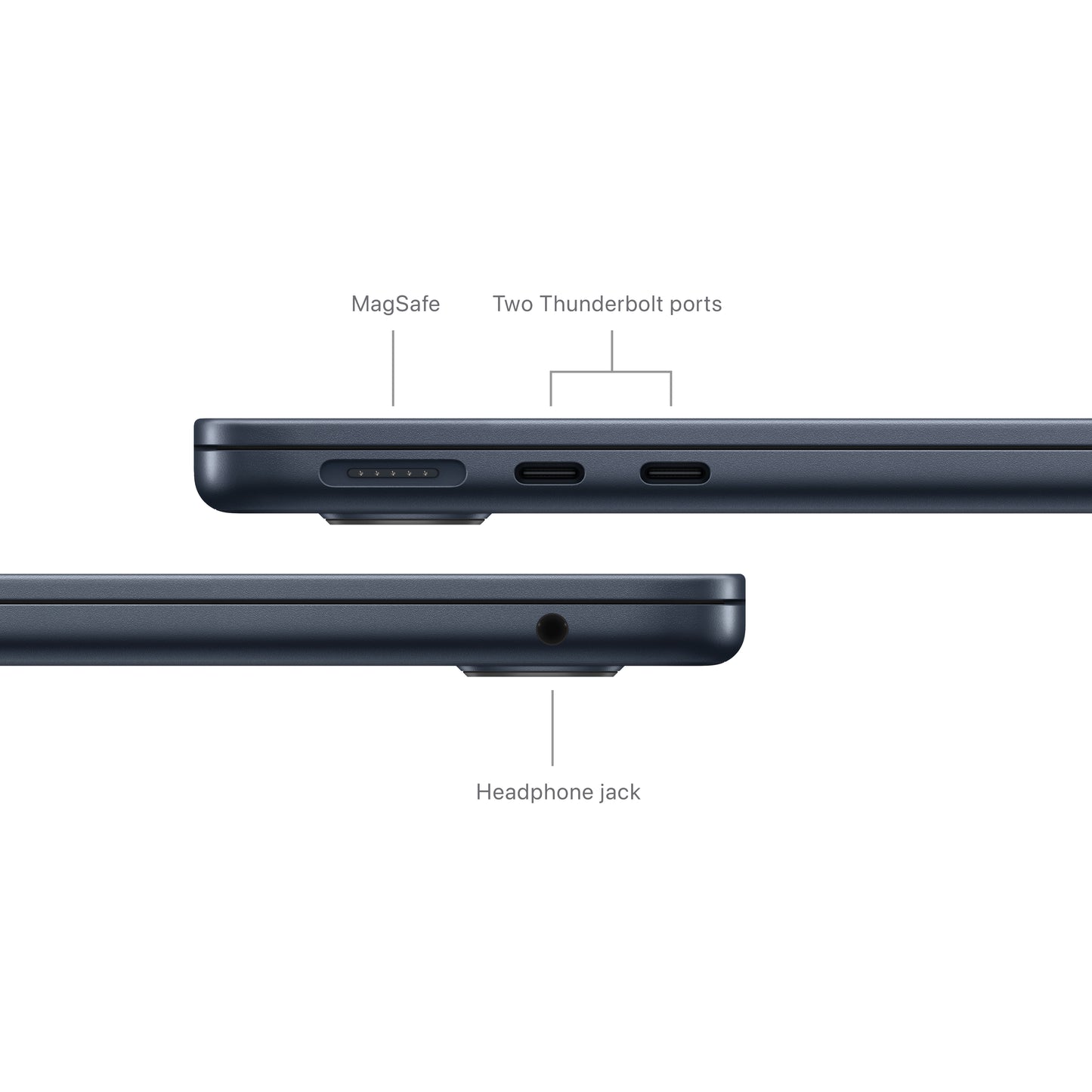 (CTO) Apple MacBook Air 13-in M3 8C CPU - 10C GPU, 8GB, 2TB, Midnight, 35W Dual - (Spring 2024) - Z1BC001JN