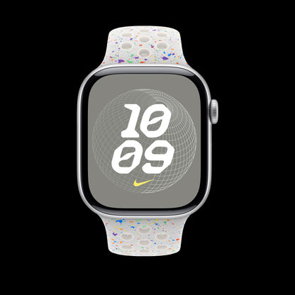 Apple 46mm Pure Platinum Nike Sport Band - M/L - MYL53AM/A (2024)