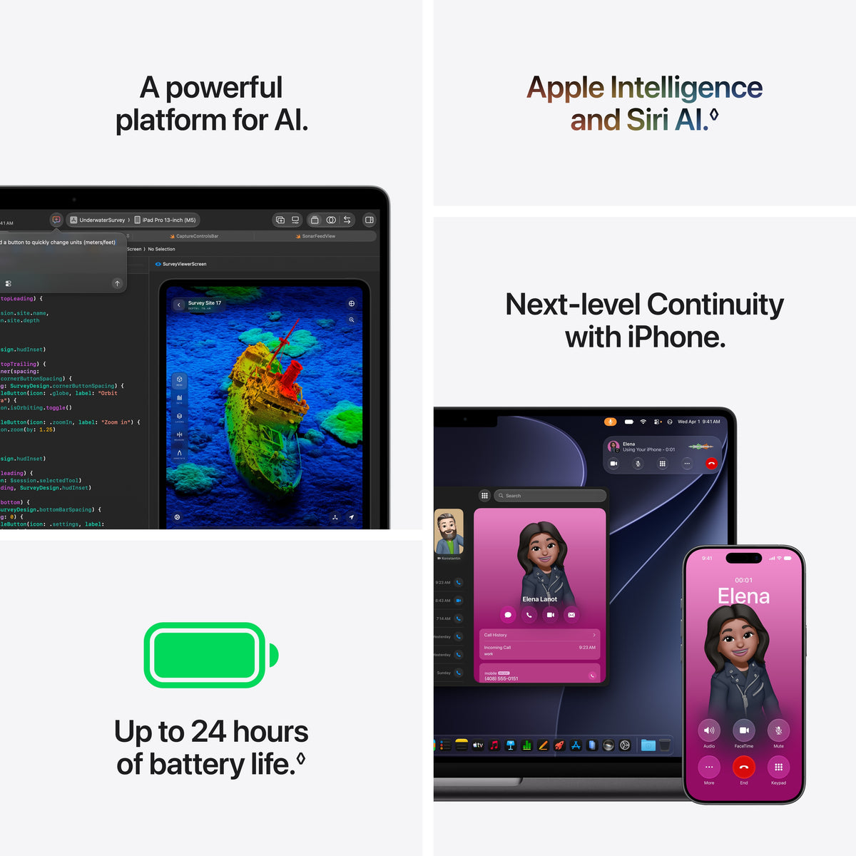 Apple 14-inch MacBook Pro: M6 chip with 12-core CPU and 12-core GPU, 1TB SSD - Silver - MHWX4LL/A