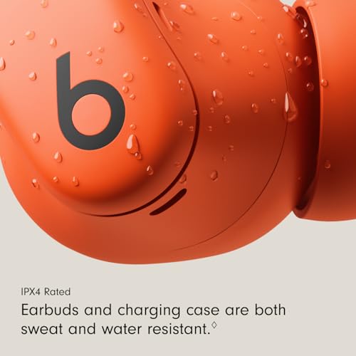 Beats Powerbeats Fit - Wireless Noise-Cancelling Workout Earbuds with Ultimate Secure Fit - Spark Orange