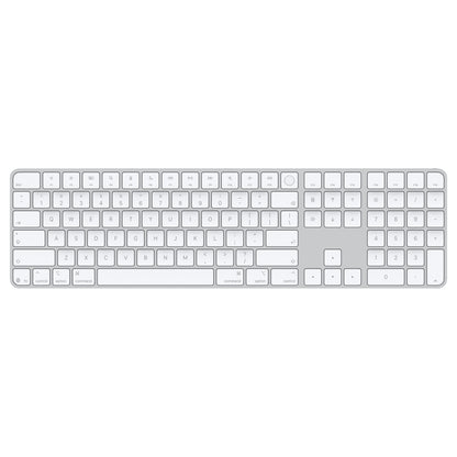 Apple Magic Keyboard with Touch ID and Numeric Keypad for Mac w Apple silicon (USB–C) - White Keys - MJM64LL/A (2026)