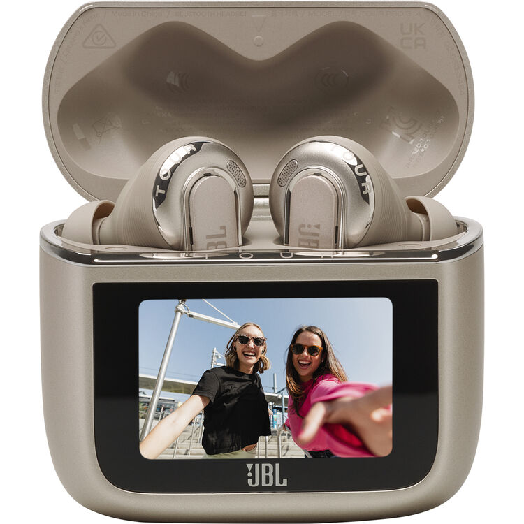 JBL Tour Pro 3 Noise Cancelling TWS Headphone w/ Smart Case - Latte