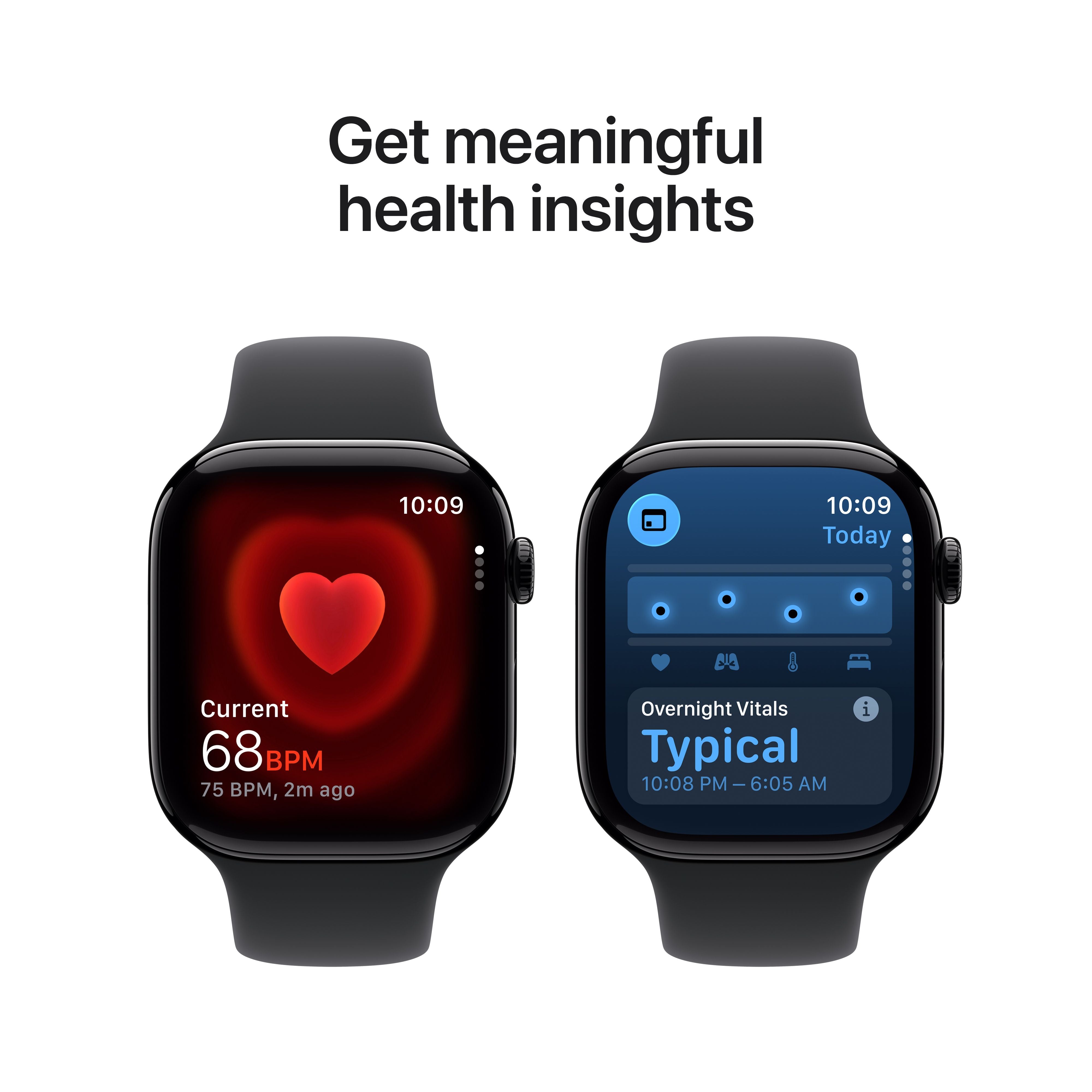 Apple Watch Series 11 GPS 46mm Jet Black Aluminum Case with Black Spor