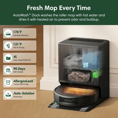 iRobot Roomba Max 815 Combo robot + AutoWash dock