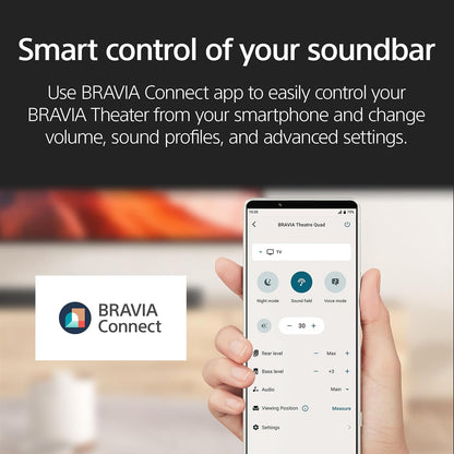 Sony HTAP710 BRAVIA Theater Bar 7 + Sub 7, Dolby Soundbar and Subwoofer Combo