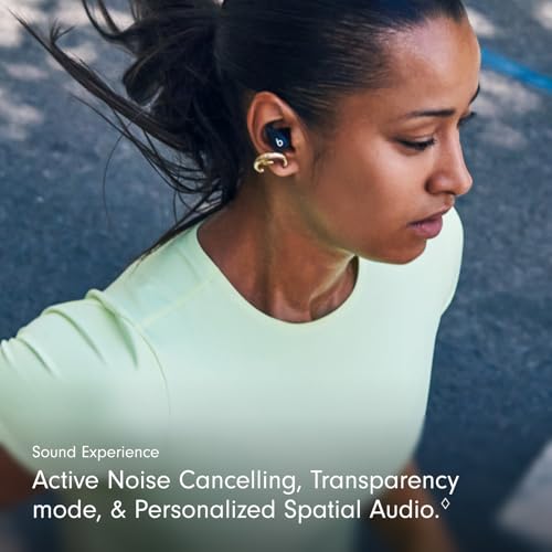 (Open Box) Beats Powerbeats Fit - Wireless Noise-Cancelling Workout Earbuds with Ultimate Secure Fit - Jet Black