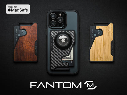 Fantom M Wallet | Extra Slim for 4 to 7 Cards | Walnut