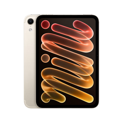 Apple iPad mini Wi-Fi + Cellular 128GB Standard Glass - Starlight (A20 Pro) - MJ684LL/A