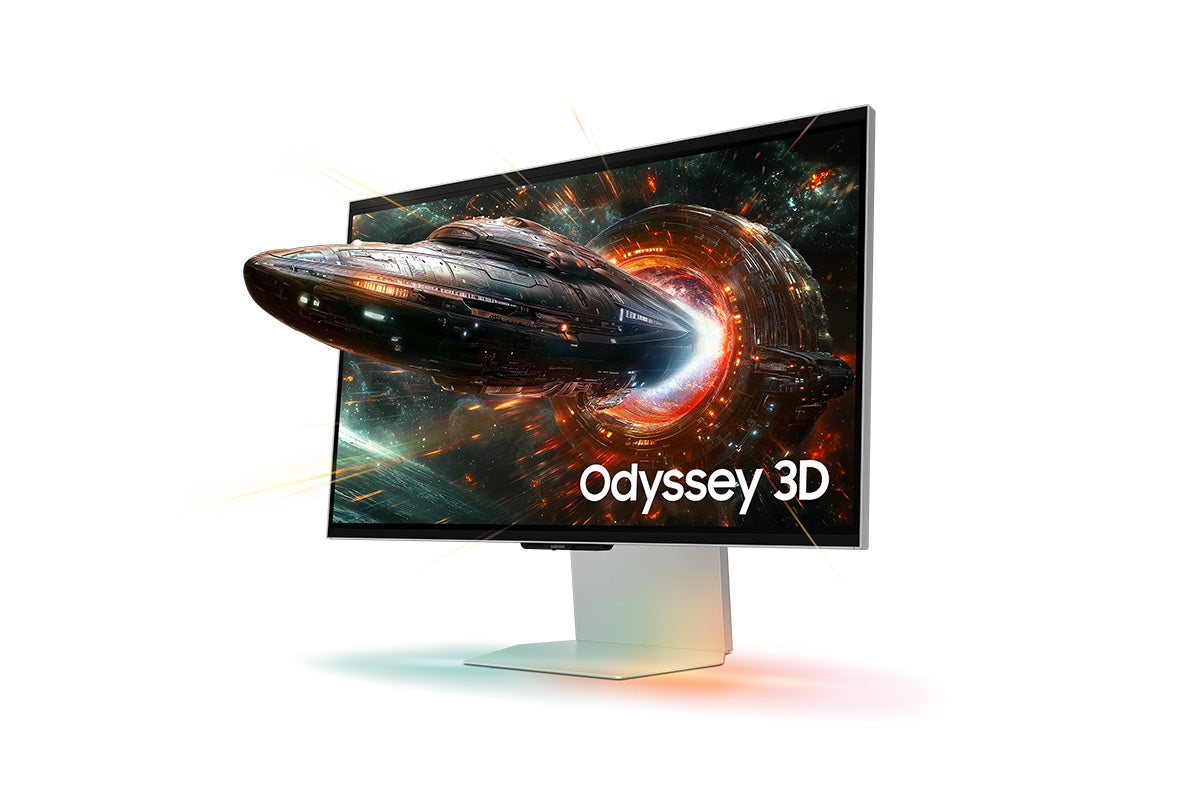 Samsung 27-in Odyssey 3D G90XF 4K 165Hz Gaming Monitor - LS27FG900XNXZA