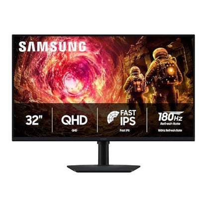 Samsung 32-in QHD, IPS, 180Hz, 1ms, G-Sync - LS32FG502ENXZA