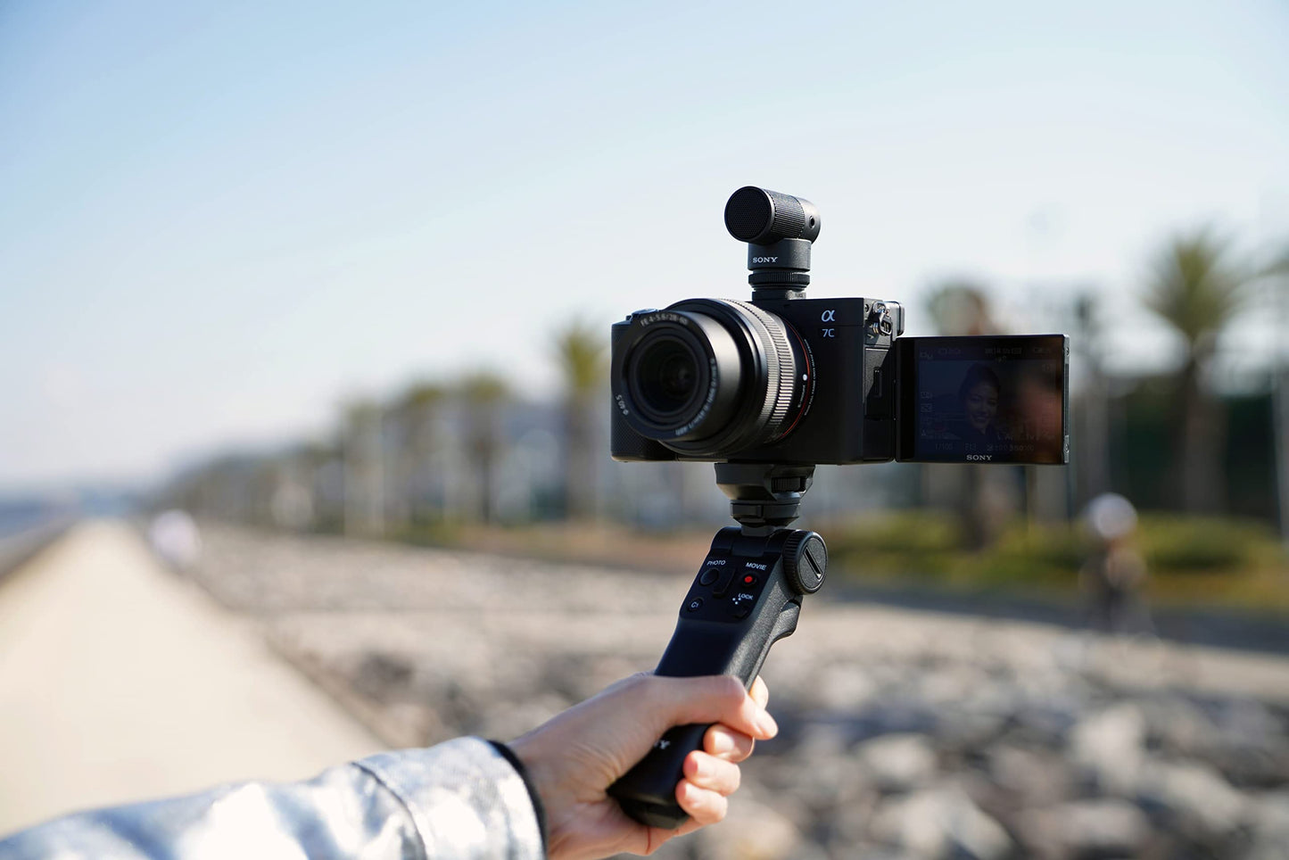 (Open Box) Sony Vlogger Shotgun Microphone ECM-G1, Auxiliary