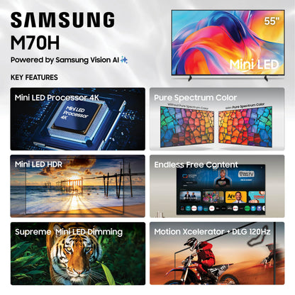 Samsung M70H 55-in LED TV - UN55M70HAFXZA (2026)