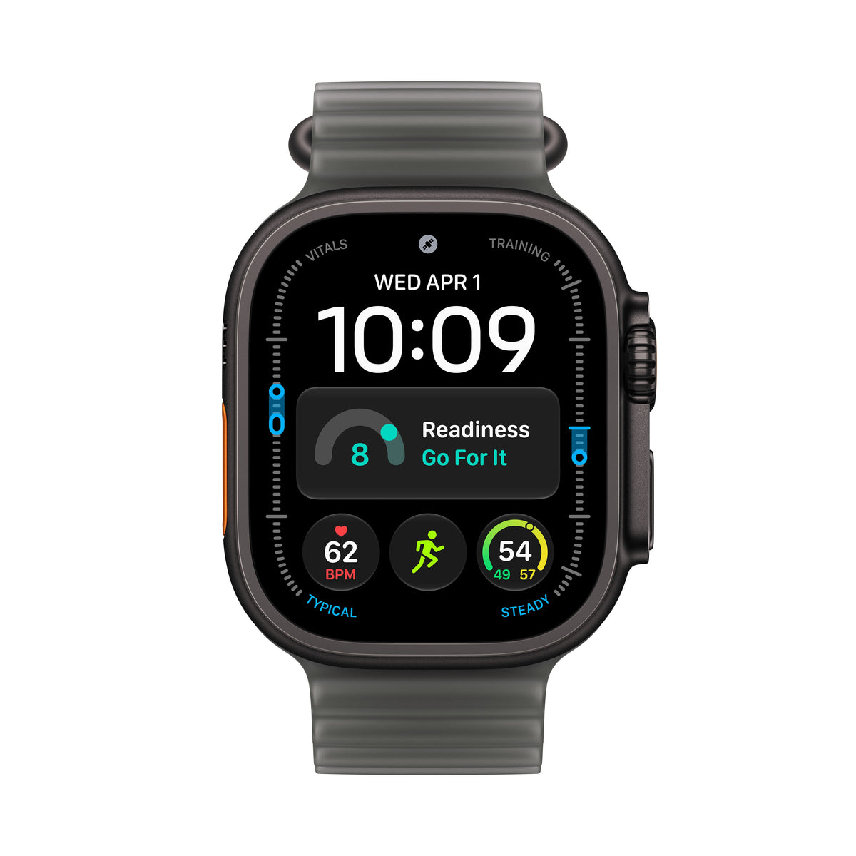 Apple Watch Ultra 4 GPS + Cellular 49mm Black Titanium Case with Translucent Black Ocean Band - MJAY4LS/A (2026)