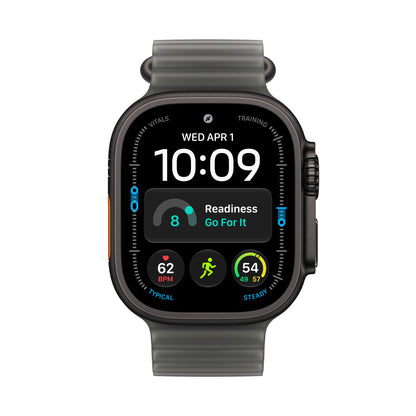 Apple Watch Ultra 4 GPS + Cellular 49mm Black Titanium Case with Translucent Black Ocean Band - MJAY4LS/A (2026)