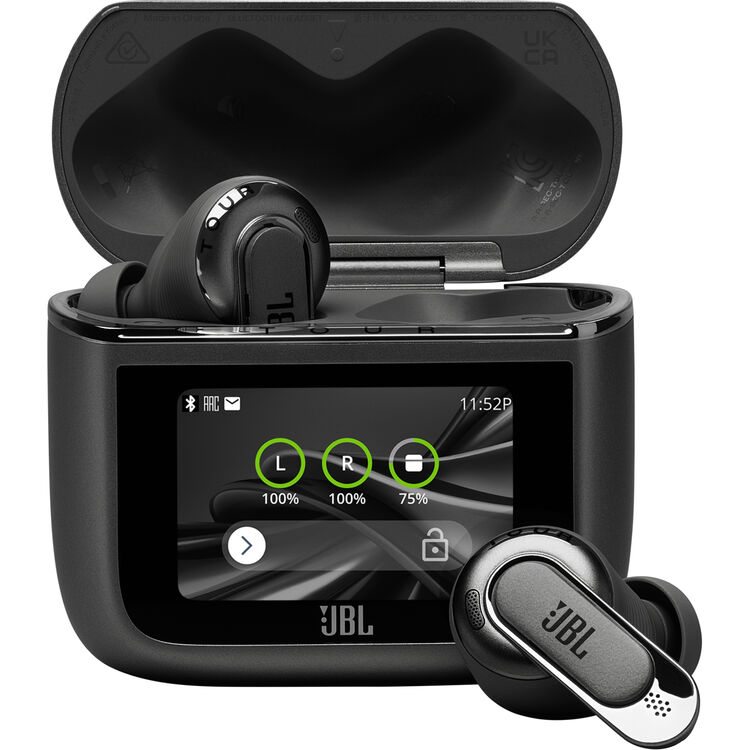 JBL Tour Pro 3 Noise Cancelling TWS Headphone w/ Smart Case - Black