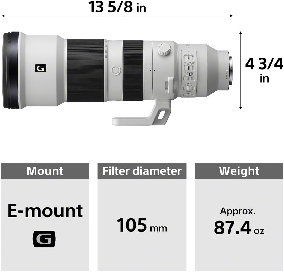 Sony FE 400-800mm f/6.3-8 G OSS Lens - SEL400800G