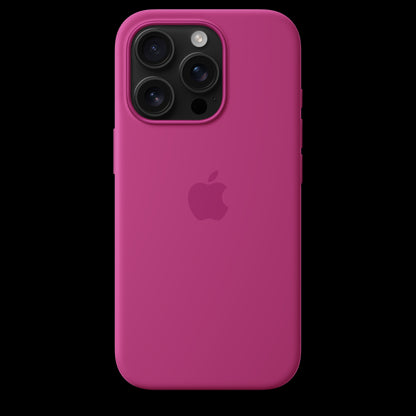 Apple iPhone 16 Pro Silicone Case with MagSafe - Fuchsia - MYYN3ZM/A (2024)