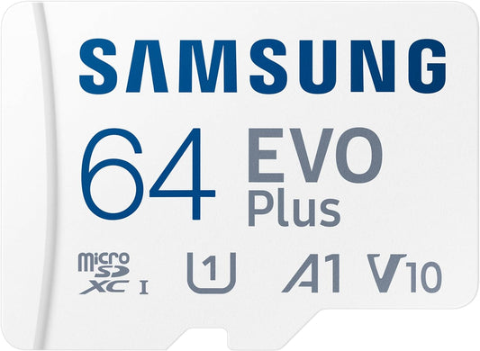 Samsung 64GB EVO Plus MicroSD Memory Card - MB-MC64SA/AM
