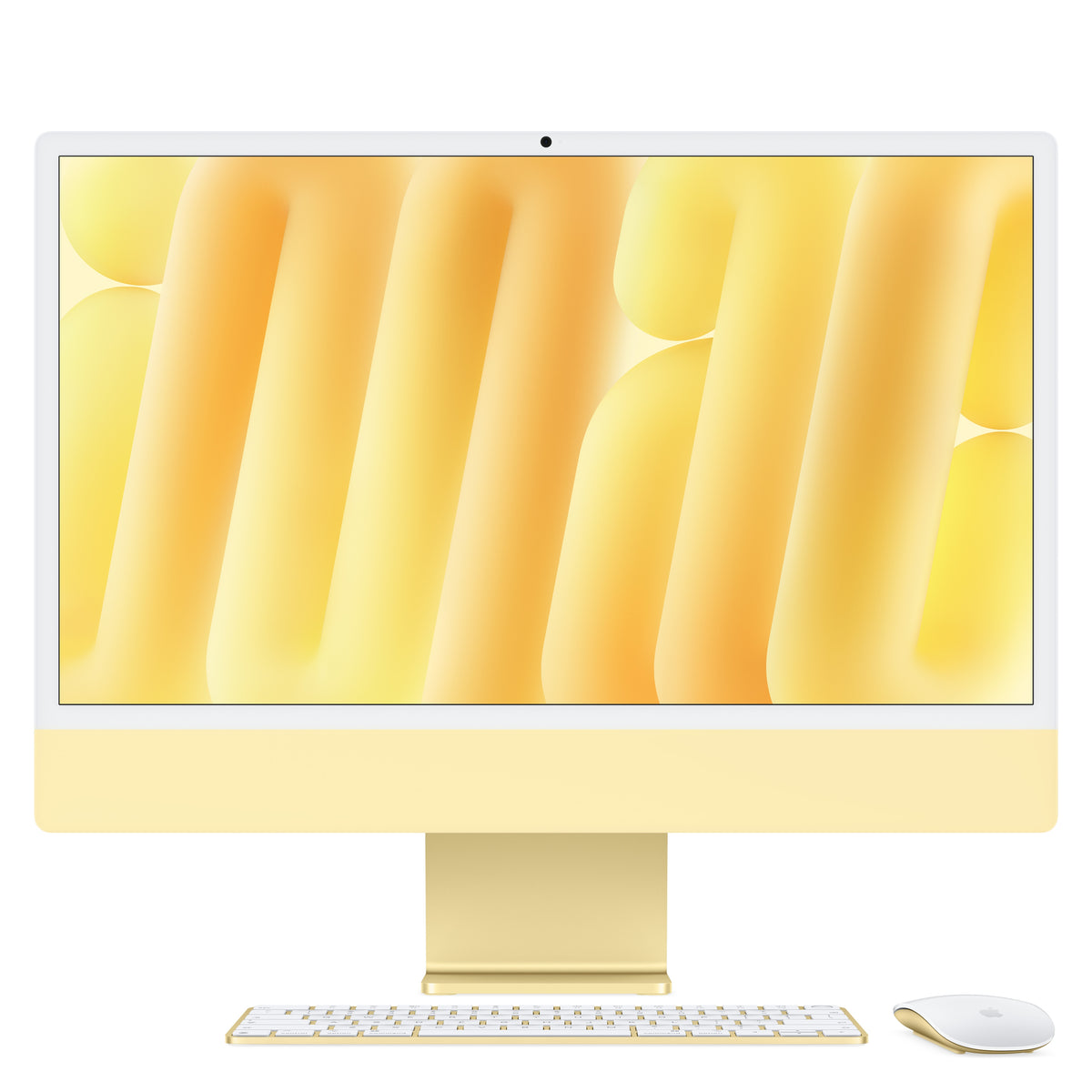 Apple 24-inch iMac with Retina 4.5K display: M6 chip with 12-core CPU and 12-core GPU, 16GB, 256GB SSD - Yellow - MH174LL/A