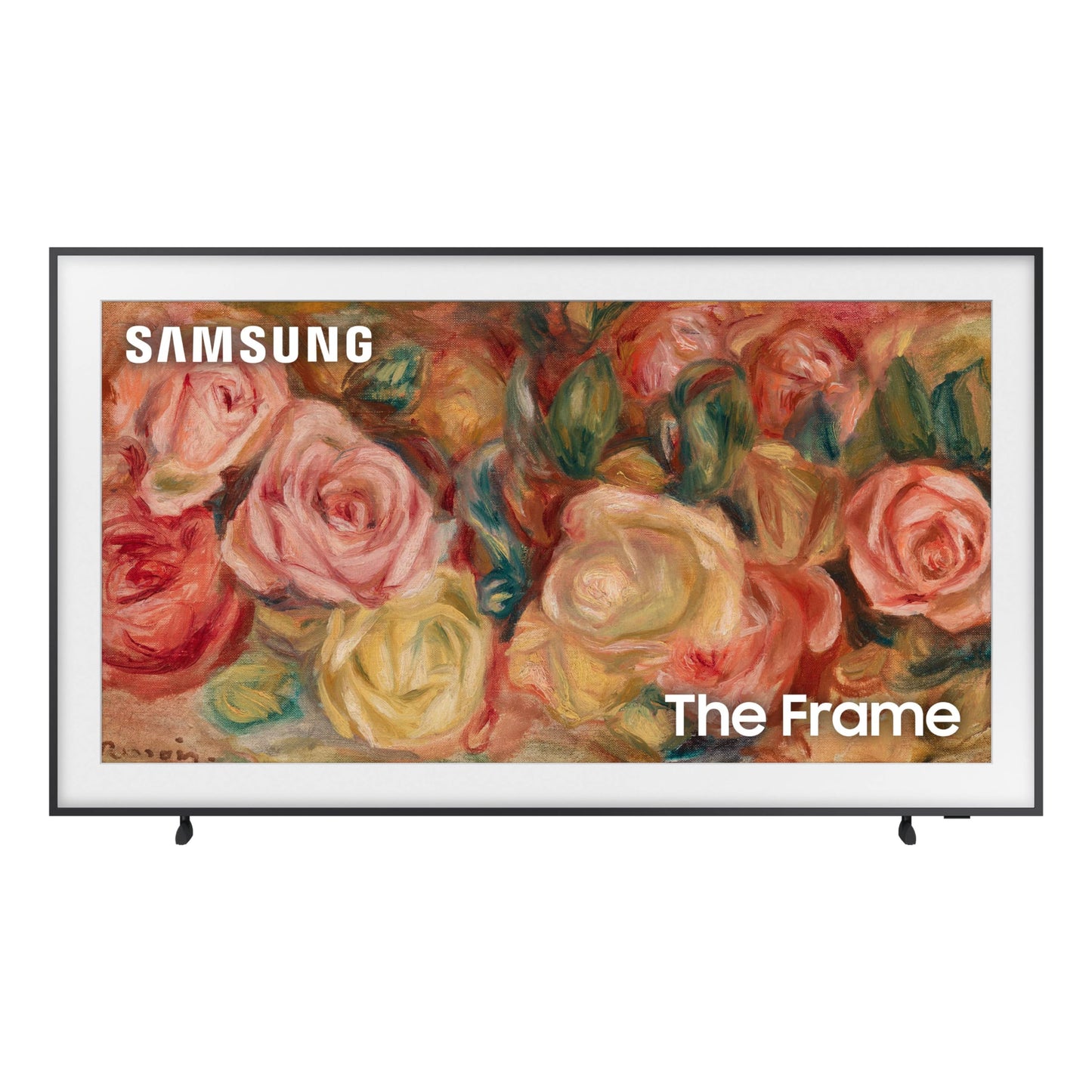 Samsung 75-in LS03D The Frame Smart TV Bundle with Modern Teak Bezel (2024) - QN75LS03DAFXZA + VG-SCFA75TKBZA