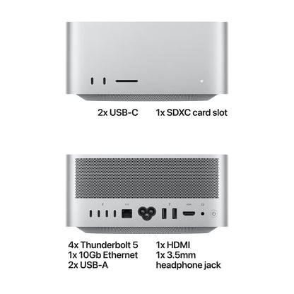Apple Mac Studio: Apple M5 Max chip w 18‑core CPU, 32‑core GPU, 36GB, 512GB - MHL64LL/A (2026)