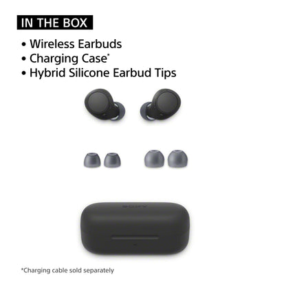 Sony WF-C510 Wireless in-Ear Bluetooth Earbud Headphones with up to 22-Hour Battery, IPX4 Water Resistance, White