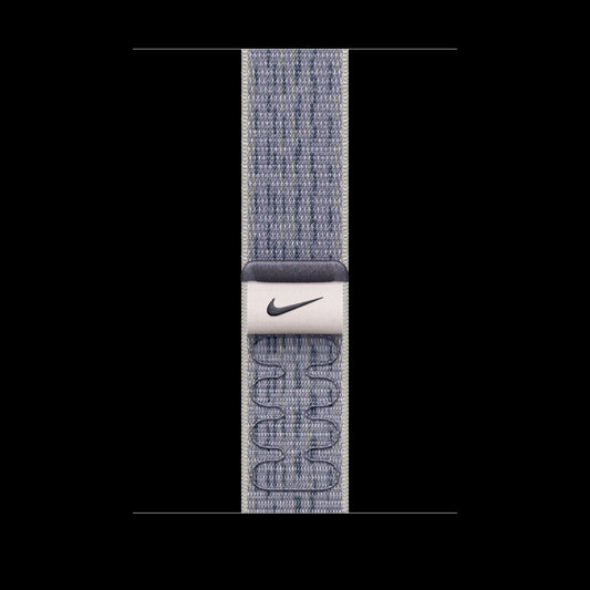 Apple 46mm Grey/Blue Nike Sport Loop - MXU13AM/A (2024)