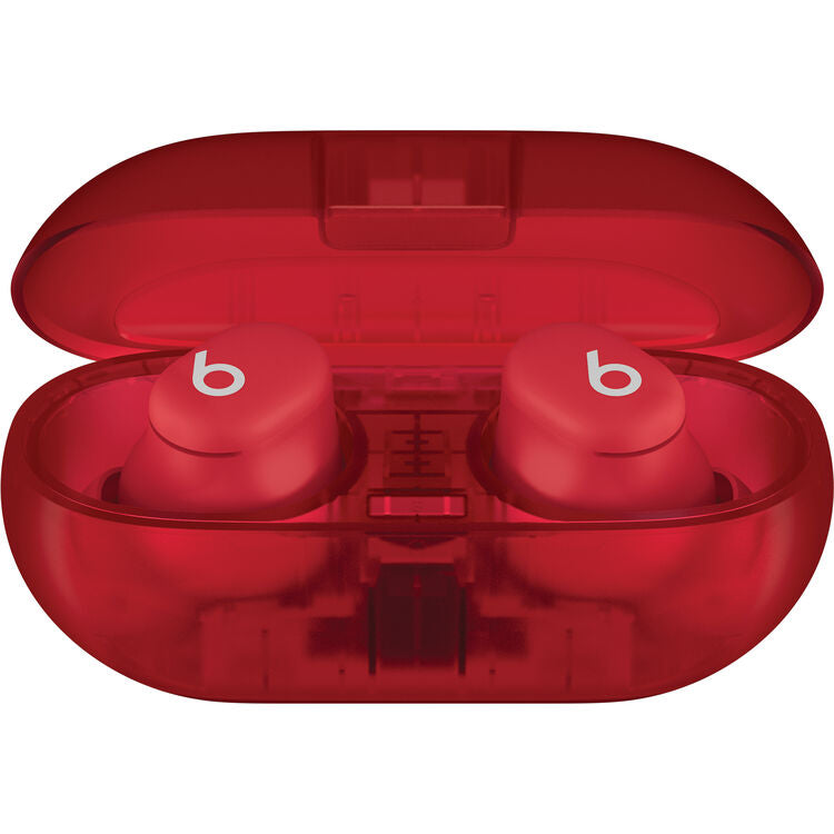 Open Box) Beats Solo Buds - True Wireless Earbuds - Transparent Red