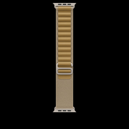 Apple 49mm Tan Alpine Loop - Large - Natural Titanium Finish - MXN33AM/A (2024)