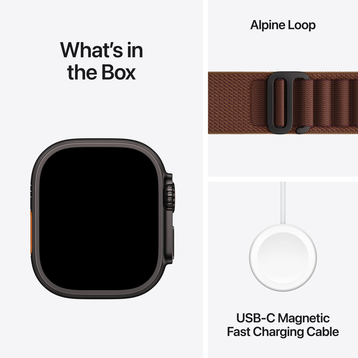 Apple Watch Ultra 4 GPS + Cellular 49mm Black Titanium Case with Burgundy Alpine Loop - L - MJC24LS/A (2026)