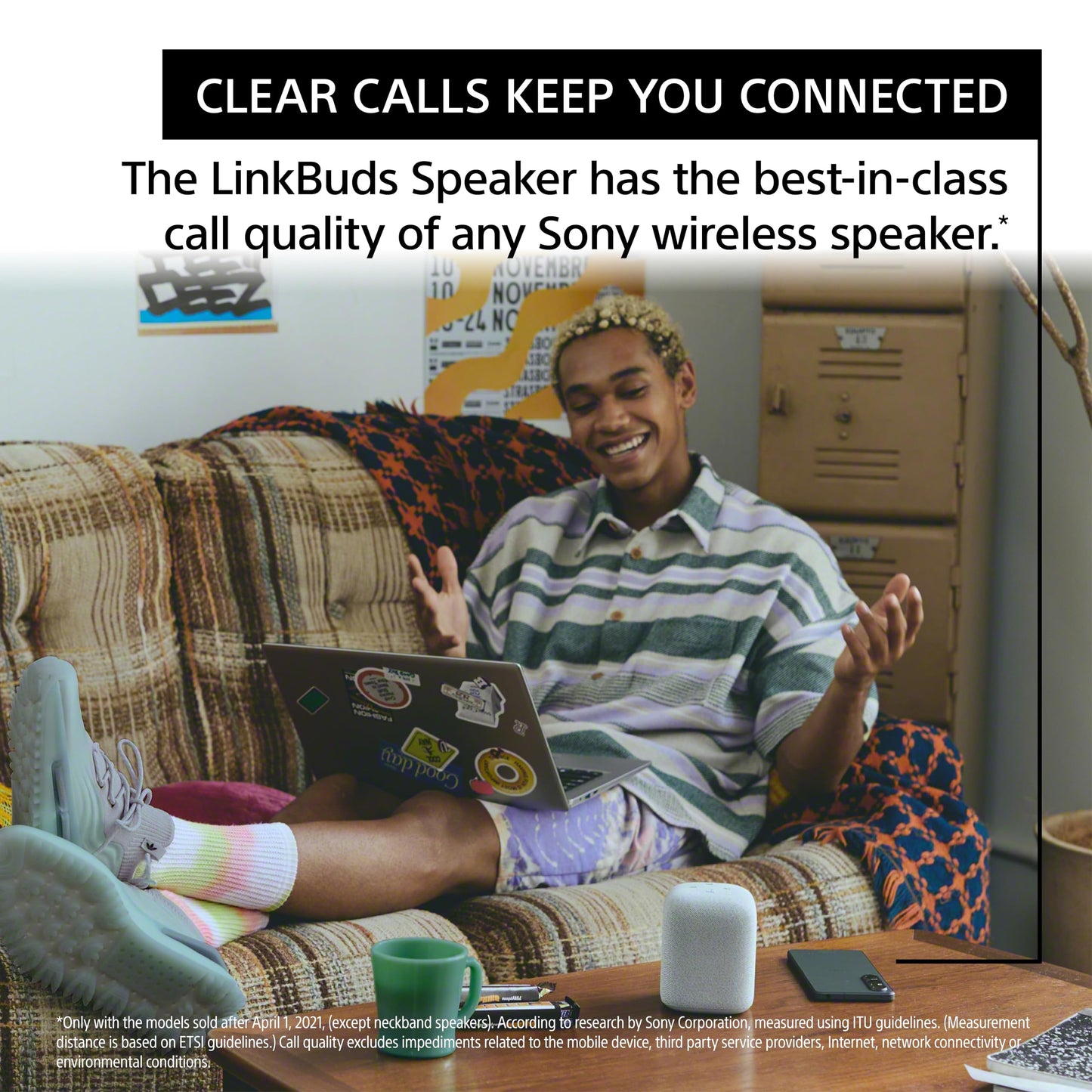 Sony LinkBuds Wireless Portable Bluetooth Speaker, Black