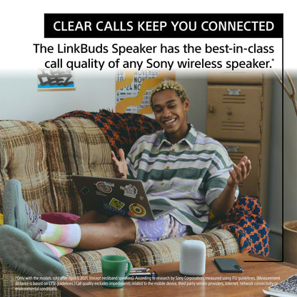 Sony LinkBuds Wireless Portable Bluetooth Speaker, Black