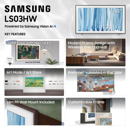 Samsung The Frame Pro 55-in NeoQLED TV - QN55LS03HWFXZA (2026)